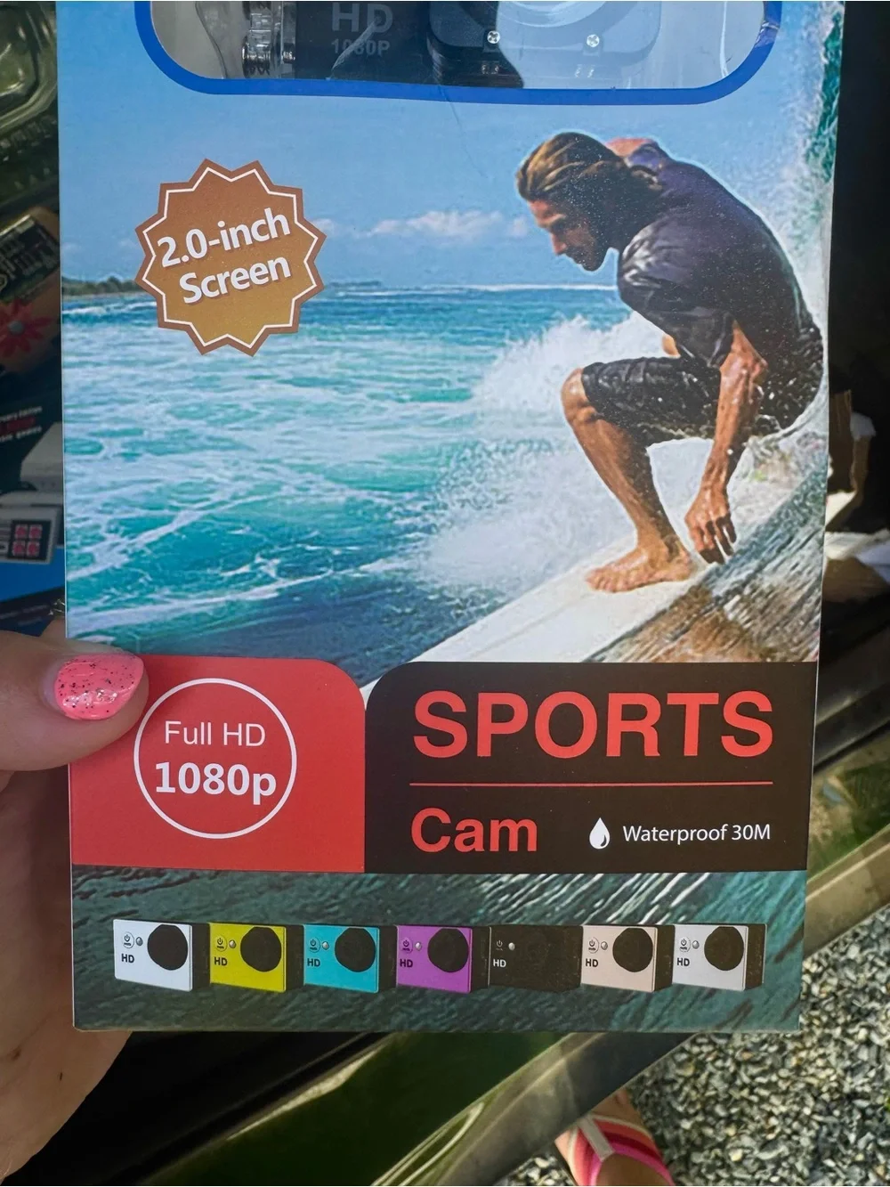 New in box Action Camera - Black - Full HD 1080p